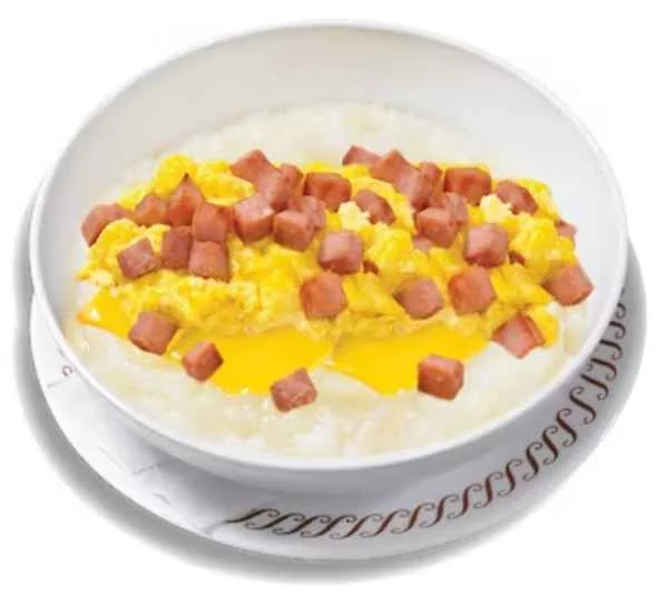 HAM EGG & CHEESE GRITS BOWL from waffle house menu