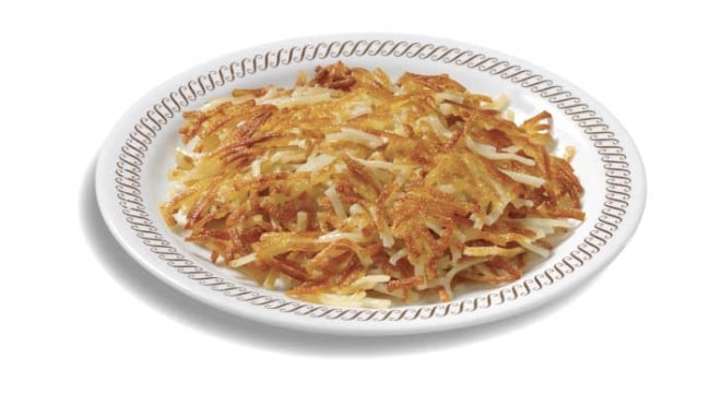 HASHBROWNS from waffle house menu