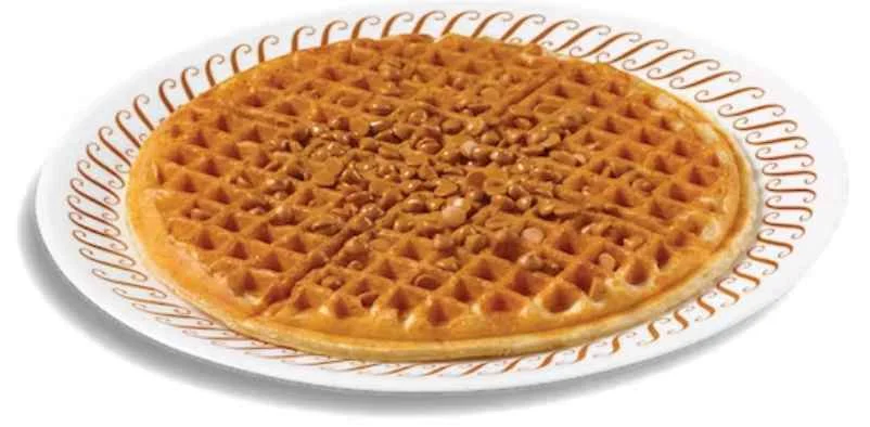 PEANUT BUTTER CHIP WAFFLE from waffle house menu