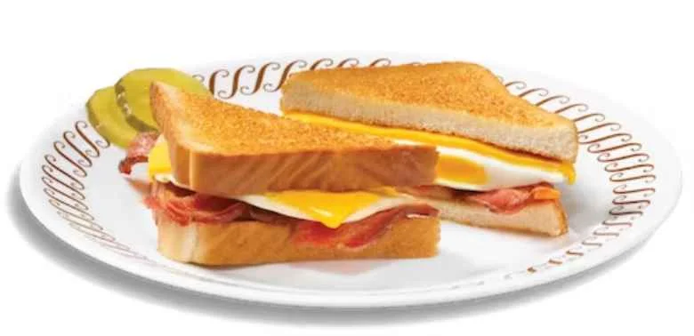 BACON EGG & CHEESE SANDWICH from waffle house menu