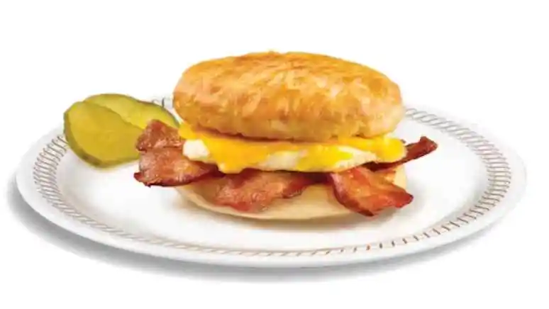 BACON, EGG & CHEESE BISCUIT from waffle house menu