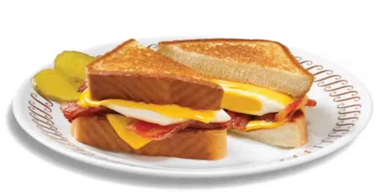TEXAS BACON EGG & CHEESE MELT from waffle house menu