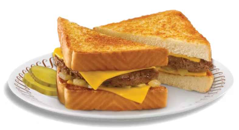 TEXAS PATTY MELT from waffle house menu