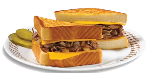 TEXAS CHEESESTEAK MELT from waffle house menu